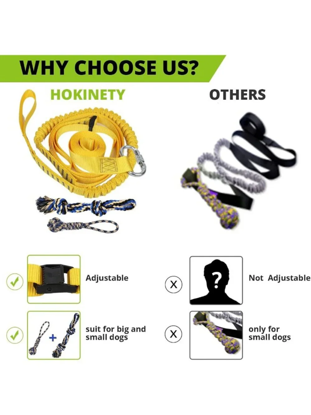 Interactive Bungee Tug Toy for Dogs - Durable Tug-of-War & Chew Rope Set